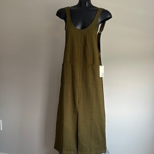 Jackson Rowe Olive Green Sleeveless Maxi Dress